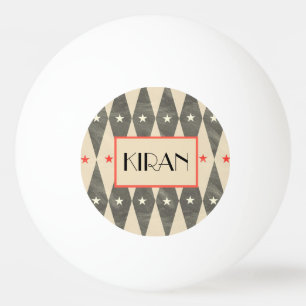 Bola de Ping Pong de Cassino Vermelha e Preta Pers