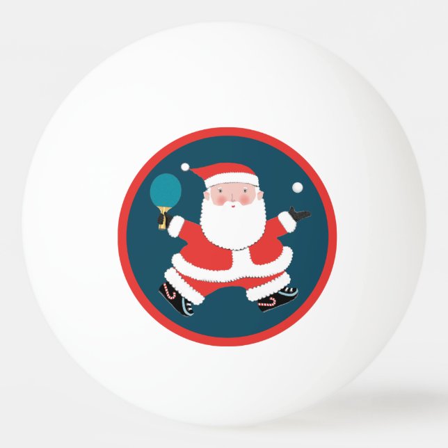 Bola de Ping Pong de Natal (Frente)