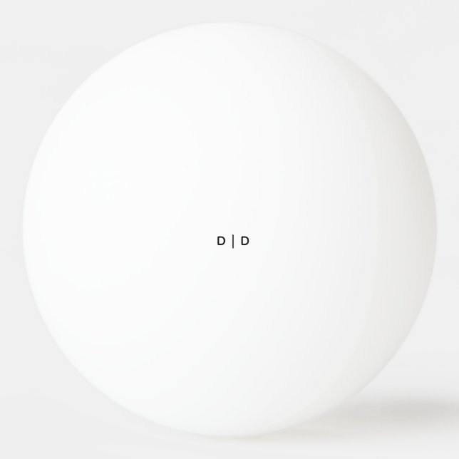 Bola de Ping Pong de Uma Estrela, Branca (Frente)