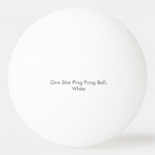 Bola de Ping Pong de Uma Estrela, Branca