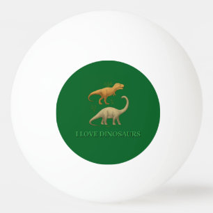 Bola de Ping Pong - Eu Amo Dinossauros