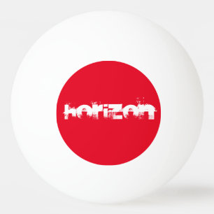 bola de ping pong horizonte
