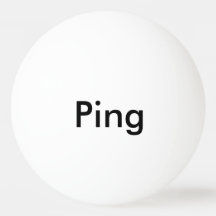 Bola de Ping Pong Personalizada