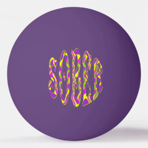 Bola de Ping Pong Personalizada da Arte SOBER Retr