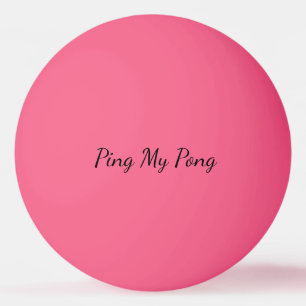 Bola de Ping Pong Personalizada Ping My Pong