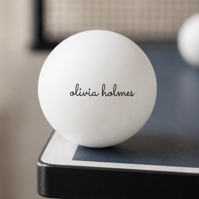 Bola de Ping Pong | Presente Personalizado para Jo (Custom name ping pong ball for table tennis players, sports gifts, and game room decor.)