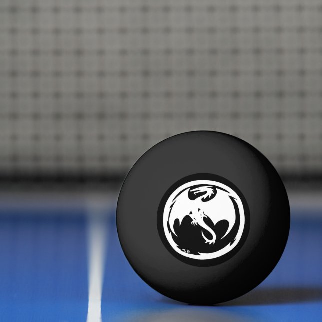 Bola de pingue-pongue de 1 estrela do Dragão Branc (Líquido)