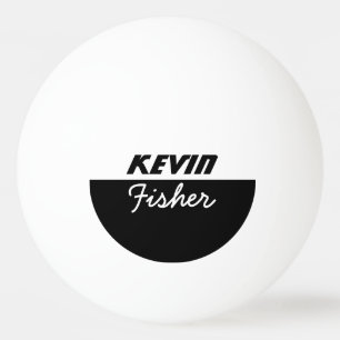 bola de pingue-pongue personalizada b&w mesa-tênis