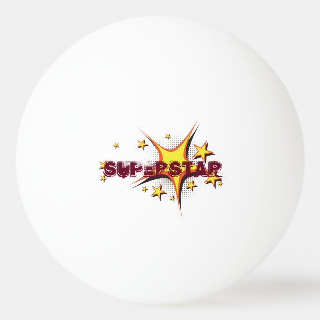 Bola de pingue-pongue superstar (Frente)