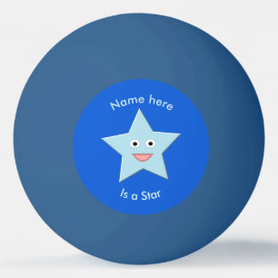 Bola de Pinos de Ping Personalizados com Estrela A