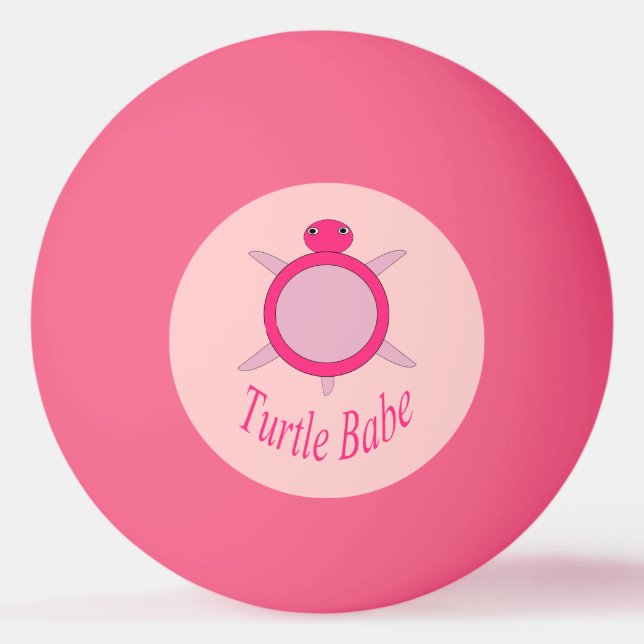 Bola de Pong - Babe Ping Pong - Certa Tartaruga Ro (Frente)
