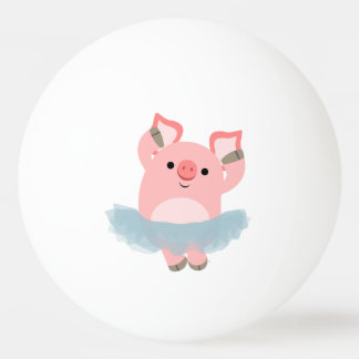 Bola de Pong - Ballerina Ping - Cartoon Bonito