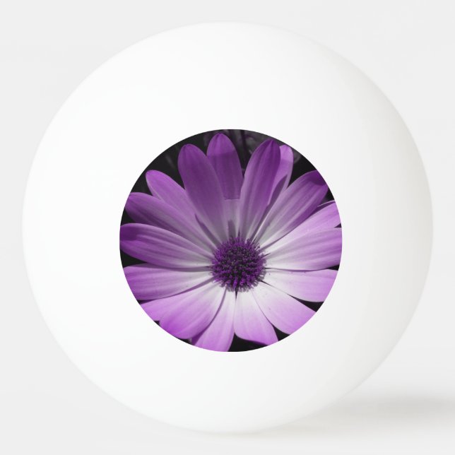 Bola de Pong da Flor Roxa (Frente)