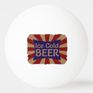 Bola De Pong De Cerveja Fria