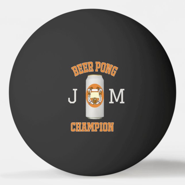 Bola de Pong de Cerveja Personalizada (Frente)
