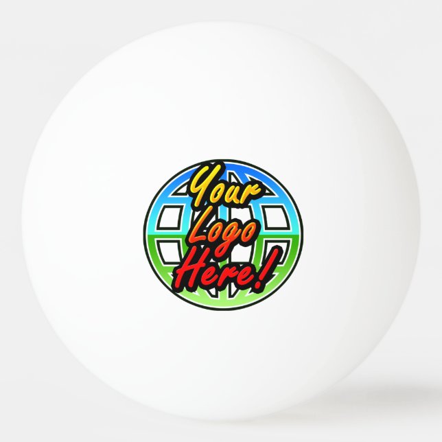Bola de pong de ping do logotipo personalizado, se (Frente)