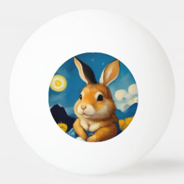 Bola de Pong de Primavera Bunny Ping Starry