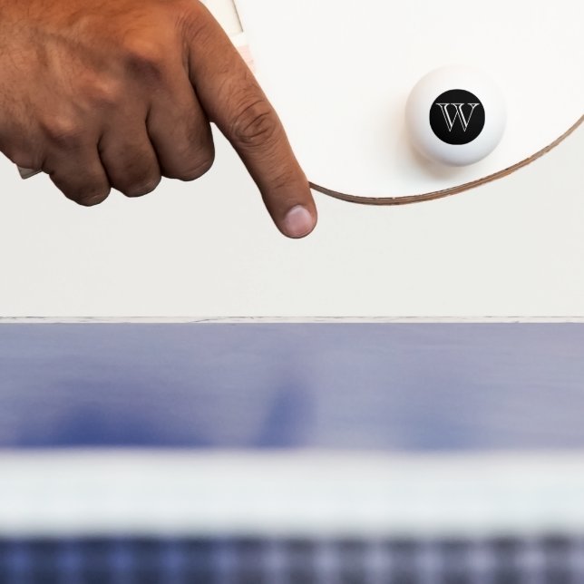 Bola de Pong do Monograma Personalizada (Remo)