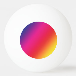 Bola de Pong do sibilo das cores do arco-íris