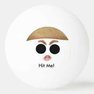Bola de Pong do sibilo de Donald Trump. Bata-a!