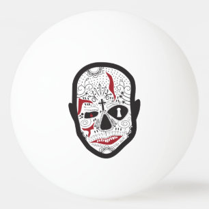 Bola de Pong do sibilo do crânio de Carnie
