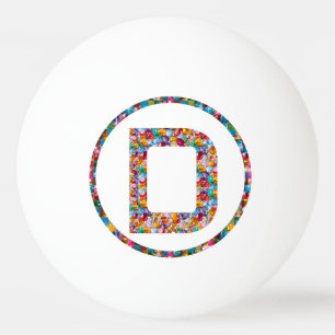 Bola de Pong do sibilo do DDD 3* do DD da ARTE D