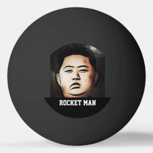 Bola de Pong do sibilo do homem do Un Rocket de