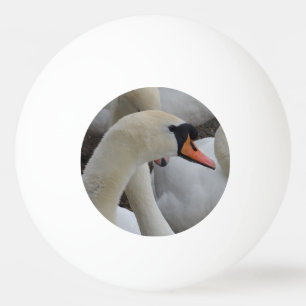 Bola de Pong do Swan Branco Três Estrelas