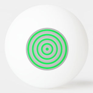 Bola de Pong Ping Pong nos círculos concentrados 