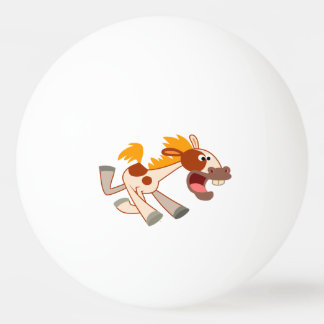 Bola de Pong Pinto Horse Ping Pong Livremente