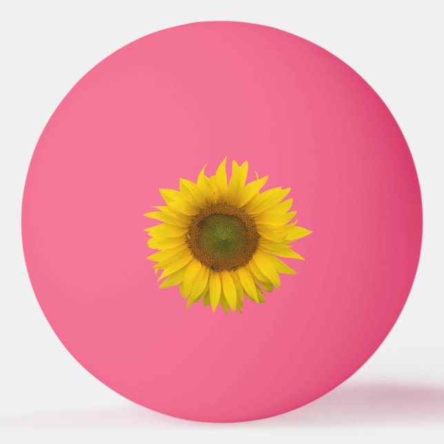 Bola de Pong Rosa Rosa-Rosa Amarelo (Frente)