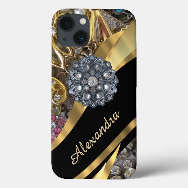 Bola de rotinas elegante de ouro personalizada (Verso)