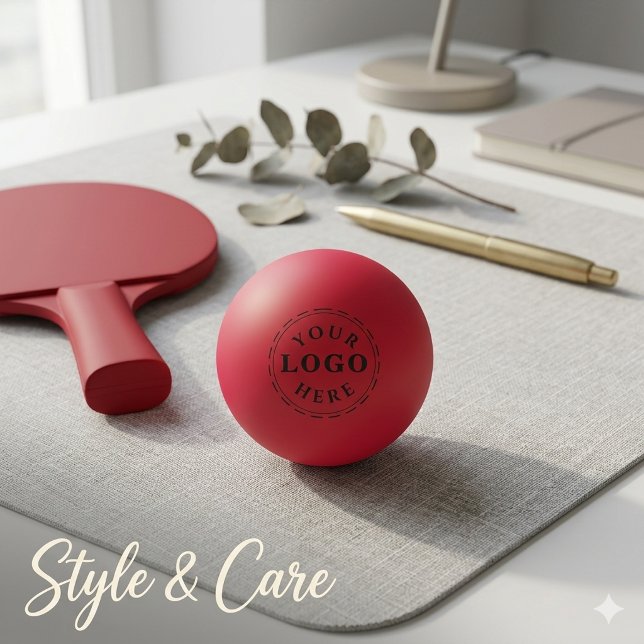 Bola de Tênis de Mesa Personalizada com Uma Estrel (Personalized One Star Table Tennis Ball with Logo)