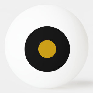 bola de uma estrela de Pong do sibilo - preto e