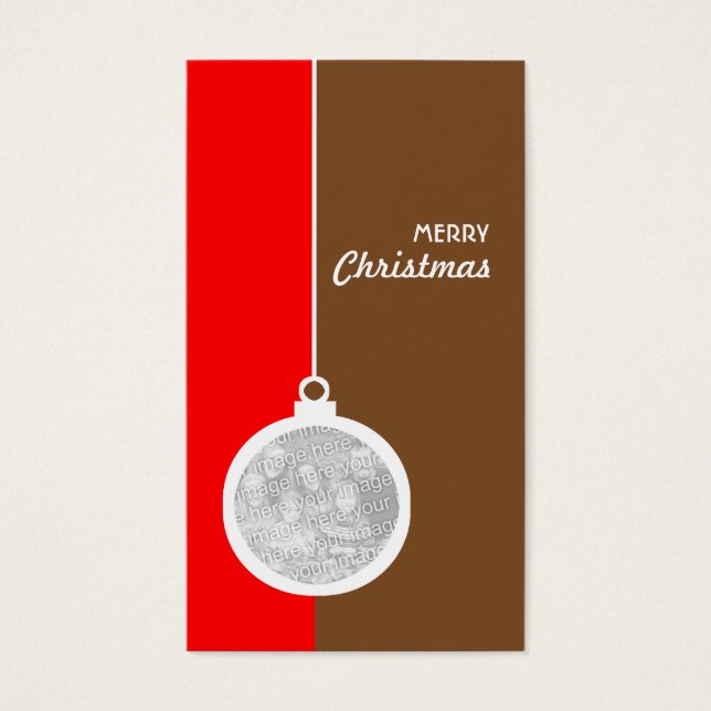 Bola decorativa de Natal (Frente)