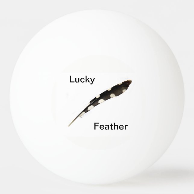 Bola do Ping Pong da Lucky Feather (Frente)