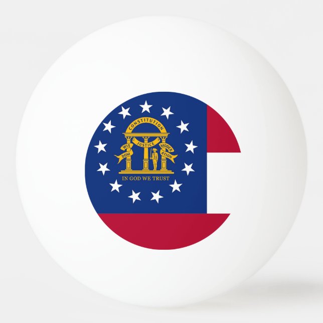 Bola especial de pingue-pongue com bandeira da Geó (Verso)