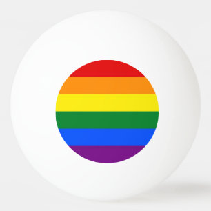 Bola especial de pingue-pongue com bandeira do org