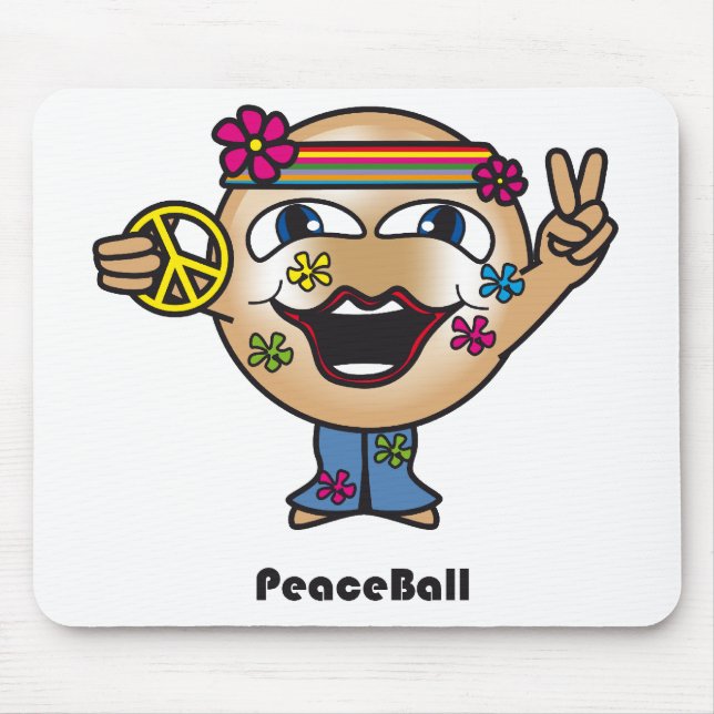 Bola Mousepad da paz (Frente)