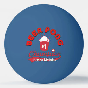Bola oficial da liga de Pong do sibilo feito sob