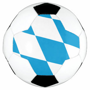 Bola Patriótica de Futebol com Bandeira da Baviera