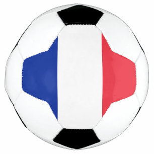 Bola Patriótica de Futebol com Bandeira da França