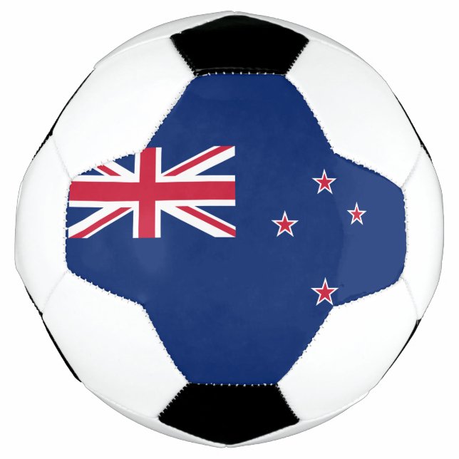 Bola Patriótica de Futebol com Bandeira da Nova Ze (Frente)
