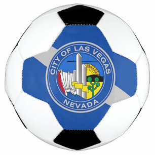 Bola Patriótica de Futebol com Bandeira de Las Veg