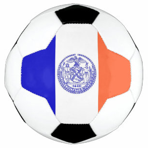 Bola Patriótica de Futebol com Bandeira de Nova I