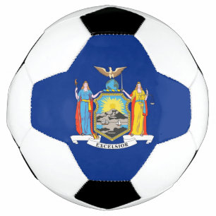 Bola Patriótica de Futebol com Bandeira de Nova Io