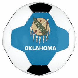 Bola Patriótica de Futebol com Bandeira de Oklahom