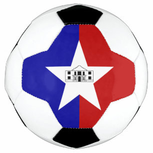 Bola Patriótica de Futebol com Bandeira de San An