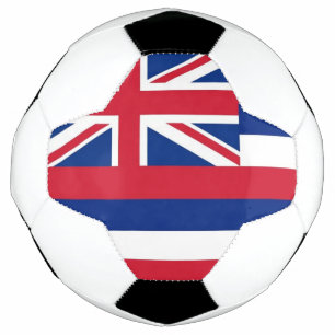 Bola Patriótica de Futebol com Bandeira do Havaí, 