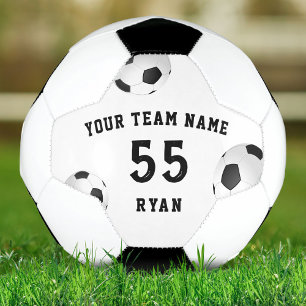 Bola Personalizada de Futebol com Equipe de Jogado